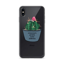 Load image into Gallery viewer, Everyone’s Growth Looks Different Succulent iPhone Case