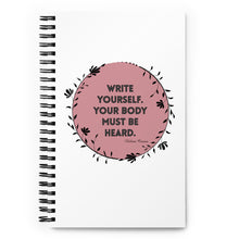 Load image into Gallery viewer, Write Yourself Spiral Notebook