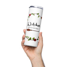 Load image into Gallery viewer, Witches Bow to No Man Stainless Steel Tumbler