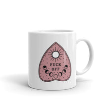 Load image into Gallery viewer, Fuck Off Ouija Planchette Mug