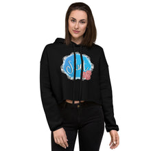 Load image into Gallery viewer, Slut Doily Crop Hoodie