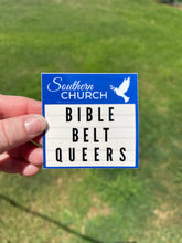 Load image into Gallery viewer, Bible Belt Queers Church Marquee Sticker
