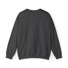 Load image into Gallery viewer, Back of grey sweatshirt just shows a plain grey sweatshirt laid out flat.
