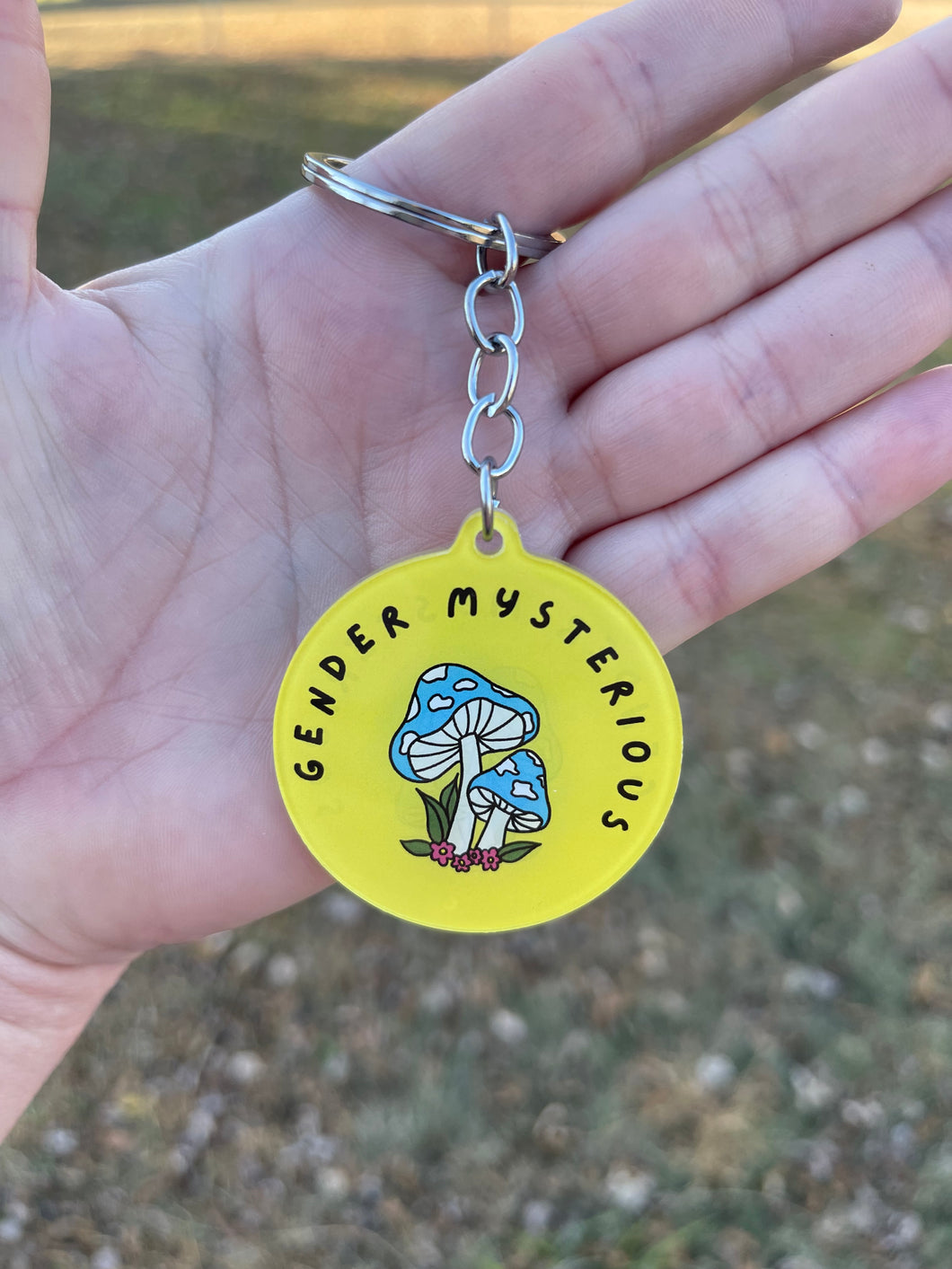 Gender Mysterious Mushroom Keychain