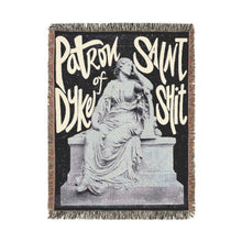 Load image into Gallery viewer, Sappho Patron Saint Woven Blanket
