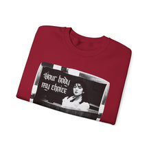 Load image into Gallery viewer, Your Body My Choice Unisex Crewneck Sweatshirt
