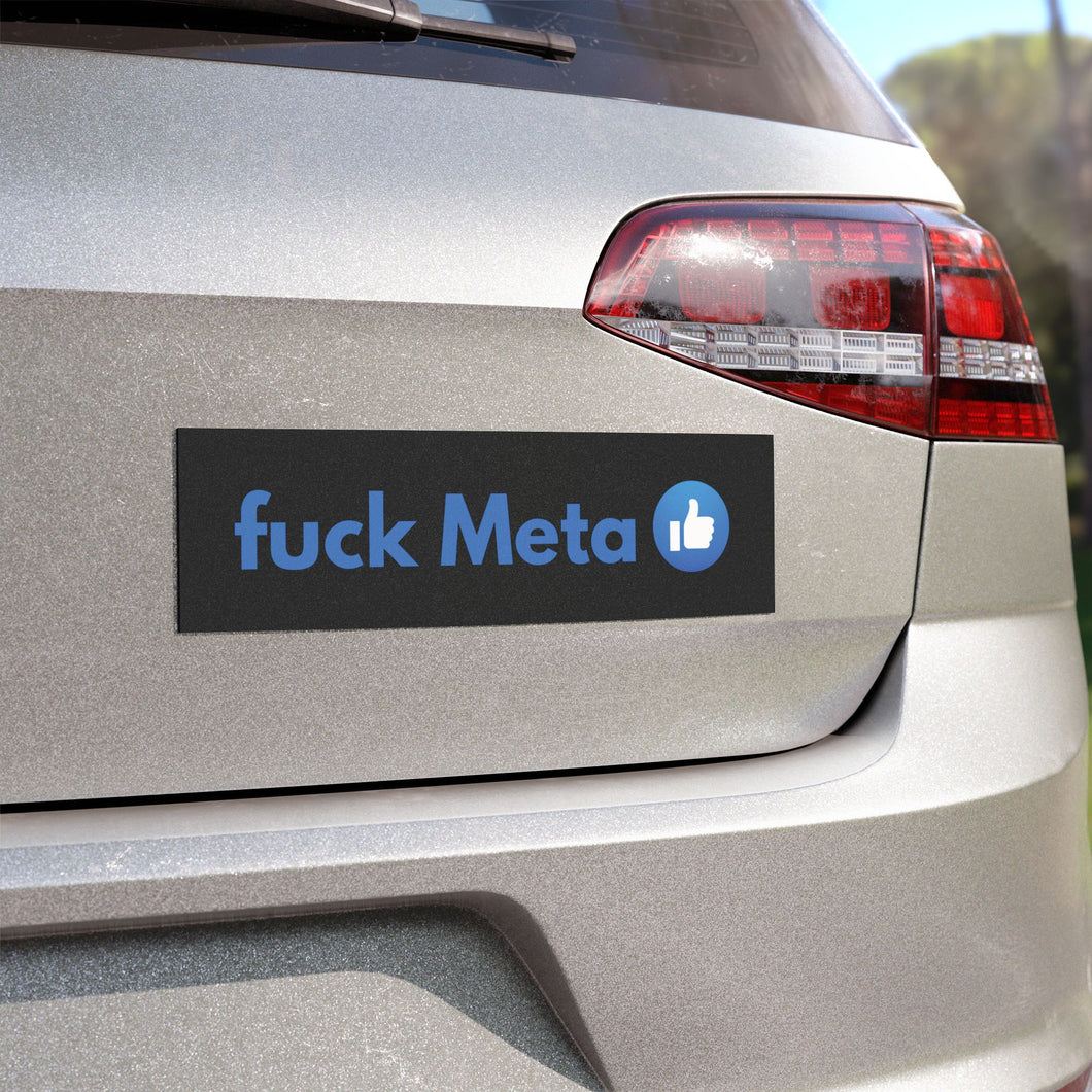 Fuck Meta Car Magnets