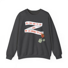 Load image into Gallery viewer, Pay Us Enough to Live Unisex Crewneck Sweatshirt
