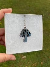 Load image into Gallery viewer, Blue Mushroom Necklace
