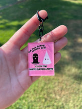Load image into Gallery viewer, Pull Their Masks Off Keychain

