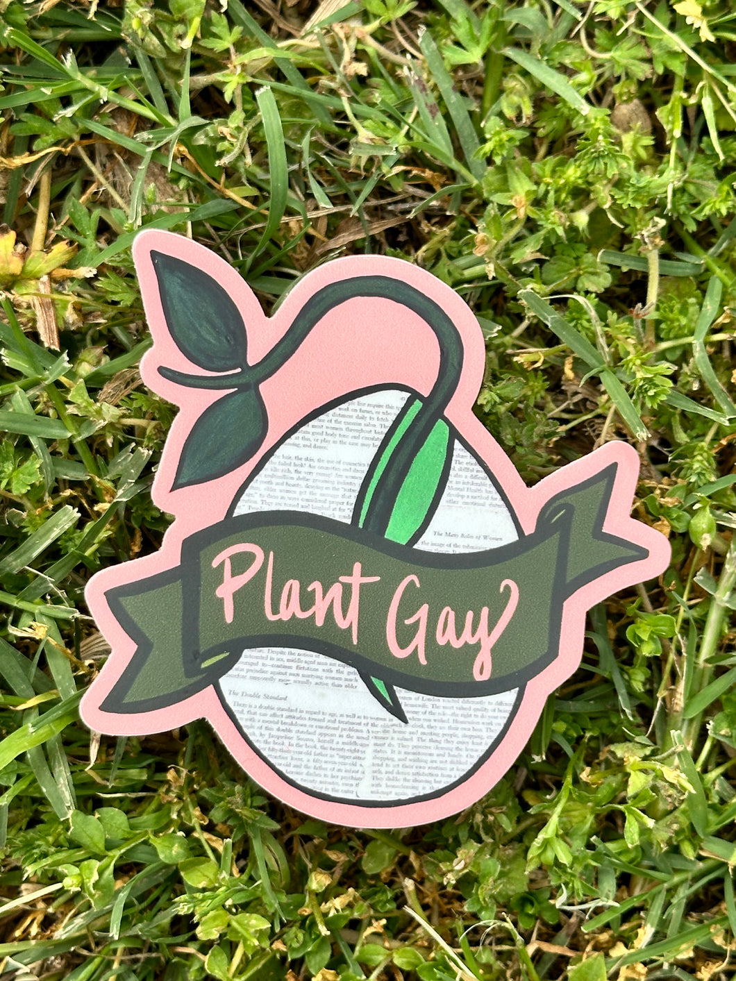 Plant Gay Sticker