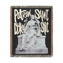 Load image into Gallery viewer, Sappho Patron Saint Woven Blanket
