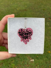 Load image into Gallery viewer, Pink I Tolerate You Necklace
