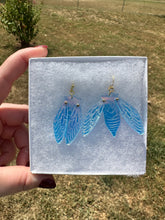 Load image into Gallery viewer, Iridescent Cicadas Earrings
