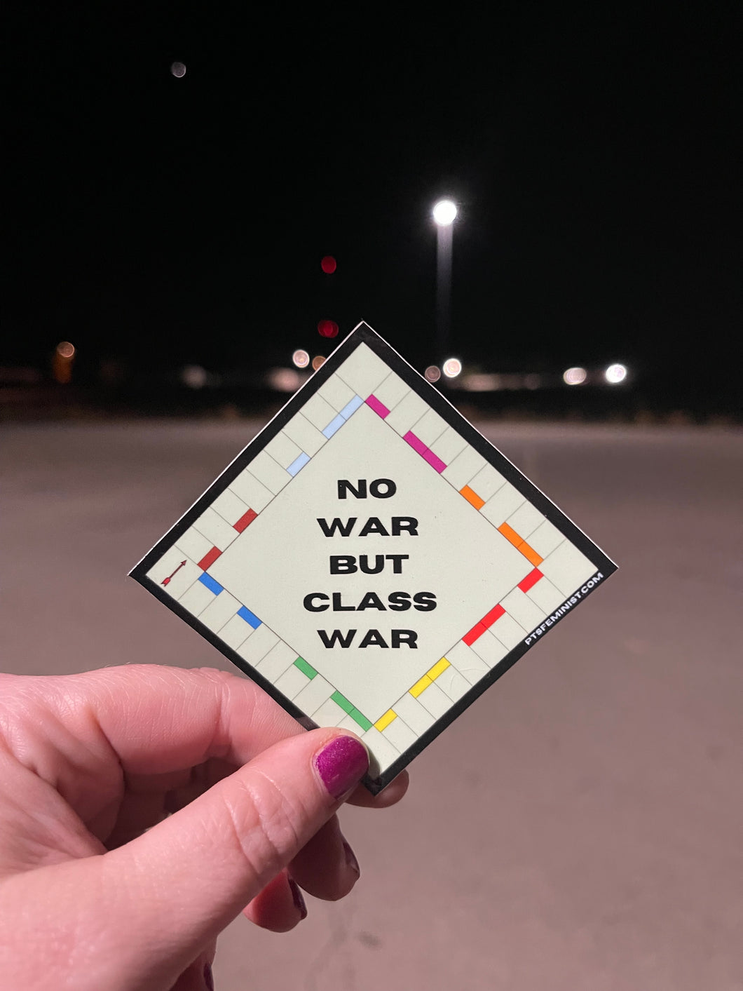 No War but Class War Sticker