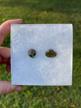 Load image into Gallery viewer, Blue &amp; Green Alien &amp; UFO Earrings
