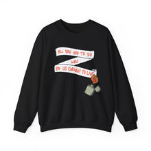 Load image into Gallery viewer, Pay Us Enough to Live Unisex Crewneck Sweatshirt
