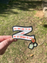 Load image into Gallery viewer, Pay Us Enough to Live Sticker
