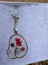 Load image into Gallery viewer, Pink &amp; Purple Floral Boob Necklace
