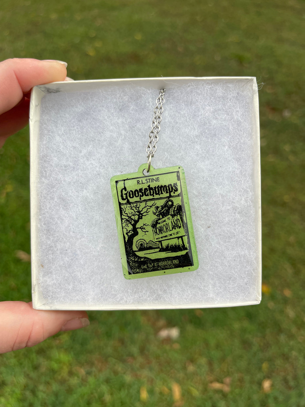 Green Goosebumps Necklace