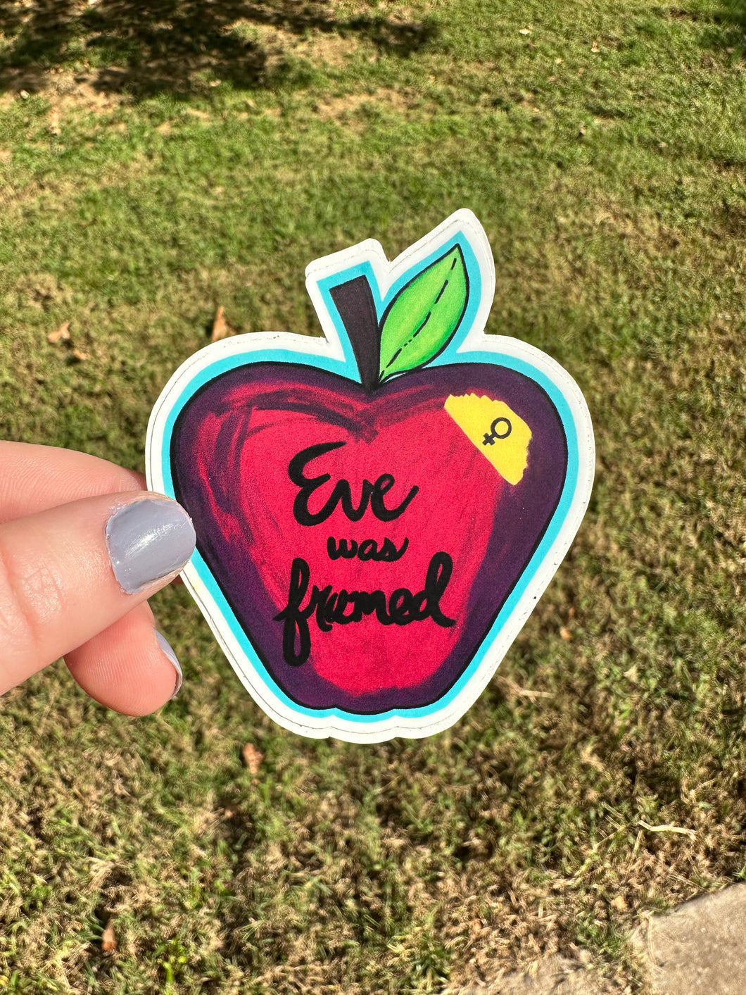 Eve Was Framed Sticker