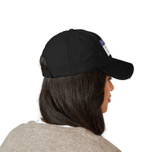 Load image into Gallery viewer, Embroidered Bible Belt Queers Distressed Dad Hat
