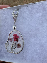 Load image into Gallery viewer, Pink &amp; Purple Floral Boob Necklace

