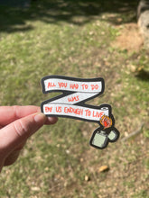 Load image into Gallery viewer, Pay Us Enough to Live Sticker
