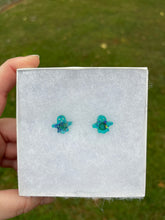 Load image into Gallery viewer, Teal Ghost Earrings
