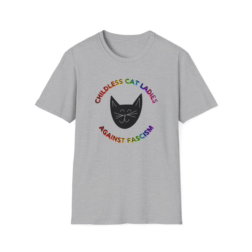 Childless Cat Ladies Against Fascism Unisex T-Shirt