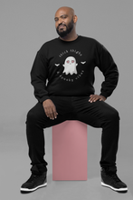Load image into Gallery viewer, Thick Thighs Spooky Vibes Unisex Sweatshirt
