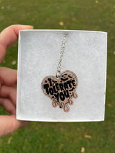 Load image into Gallery viewer, Grey &amp; Black I Tolerate You Necklace
