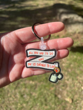 Load image into Gallery viewer, Pay Us Enough to Live Keychain
