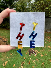 Load image into Gallery viewer, They / Them Pronoun Earrings
