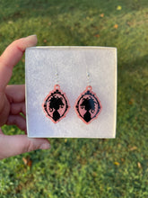 Load image into Gallery viewer, Pink Medusa Silhouette Earrings
