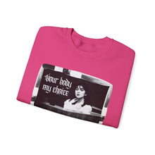 Load image into Gallery viewer, Your Body My Choice Unisex Crewneck Sweatshirt
