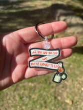Load image into Gallery viewer, Pay Us Enough to Live Keychain
