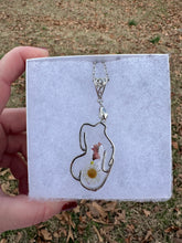 Load image into Gallery viewer, Red &amp; White Floral Body Necklace
