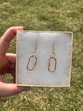 Load image into Gallery viewer, Gold Carabiner Earrings
