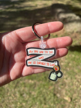 Load image into Gallery viewer, Pay Us Enough to Live Keychain
