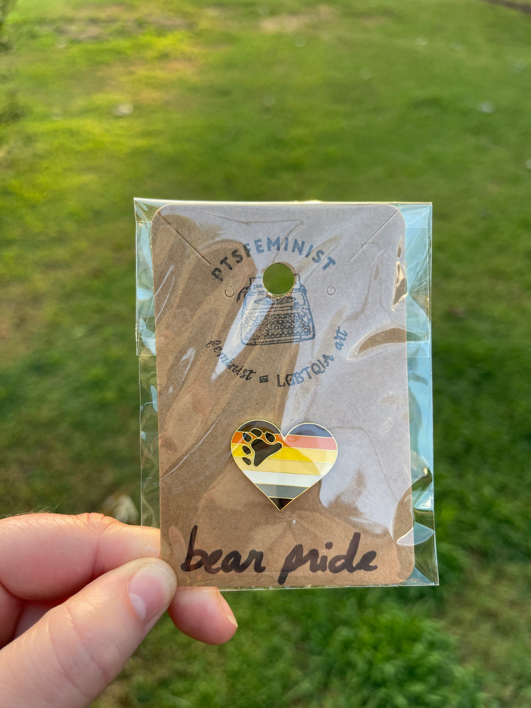 Bear Pride Pin