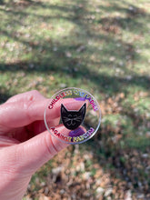 Load image into Gallery viewer, Childless Cat Ladies Against Fascism Pin
