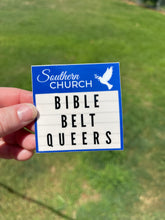 Load image into Gallery viewer, Bible Belt Queers Church Marquee Sticker

