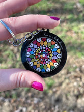 Load image into Gallery viewer, Love is a Kaleidoscope Chappell Roan Keychain
