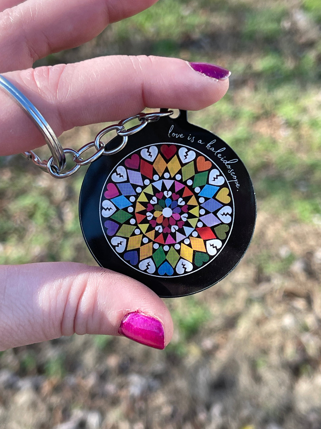 Love is a Kaleidoscope Chappell Roan Keychain