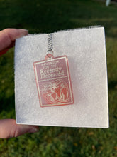 Load image into Gallery viewer, Purple &amp; Red Handbook of the Recently Deceased Necklace
