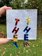 Load image into Gallery viewer, They / Them Pronoun Earrings
