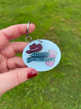 Load image into Gallery viewer, Yeehaw Fuck the Law Keychain
