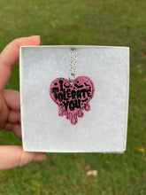 Load image into Gallery viewer, Pink I Tolerate You Necklace
