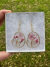 Load image into Gallery viewer, Pink Floral Boob Earrings
